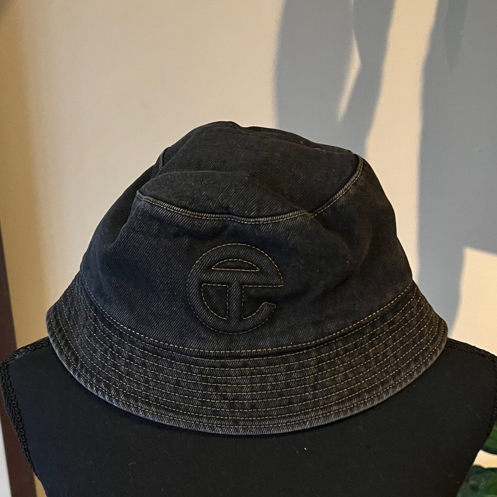 Telfar Charcoal Denim Bucket Hat‎ NWT
